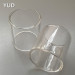 Low Form Quartz Crucibles with Lid