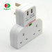 uk plug 3-контактный адаптер зарядного устройства usb