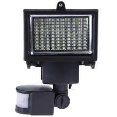 3.7V 4000mAh battery Solar Sensor Wall Light 100 LED Intelligent Motion Sensor home Garden Lamp