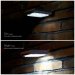 16 LED Solar wall light Brushed Aluminum IP65 Waterproof Outdoor Porch Light for Entrance Garden Garage Patio