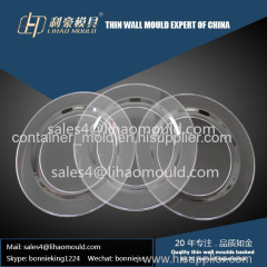 take away plastic thin wall plate mould solution