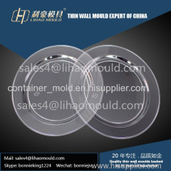 take away plastic thin wall plate mould solution