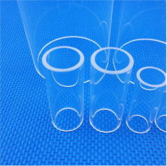 All kinds of high quality quartz tube High temperature resistant further processing quartz tube with cover for sale