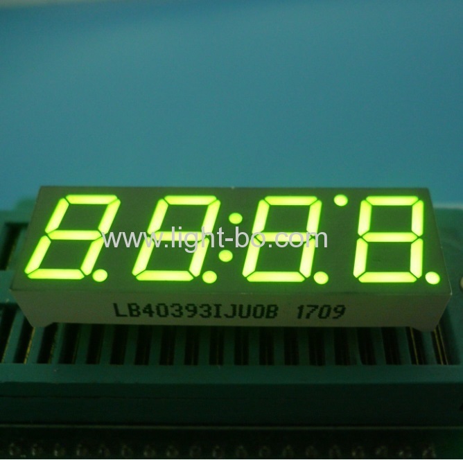 anodo comune verde super luminoso da 0,39 pollici a 4 cifre a 7 segmenti display a led per elettrodomestici