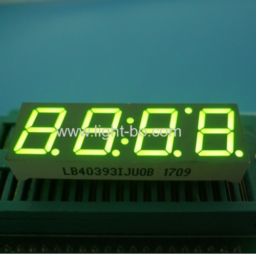 Super bright green common anode 0.39 inch 4 digit 7 segment led display for home appliance