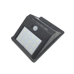 12LED button switch PIR motion sensor solar garden wall lamp