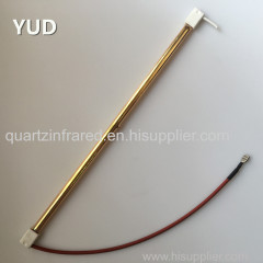 Short Wave Quartz Gold Plated Reflector Electric Infrared Heater Lamps