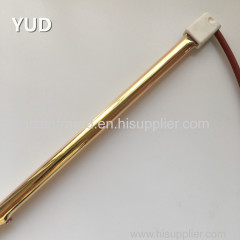 CE Approved Gold coated medium wave infrared quartz heat lamp Process Heating