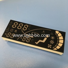 Custom design Super bright red 7 segment led display module for Automotive Instrument Panel