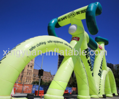 Hot selling giant inflatable bicycle for outdoor advertising