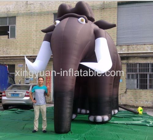 Hot sale giant elephant inflatable mammuthus for advertising