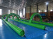 Hot sale Double lane long inflatable slide the city