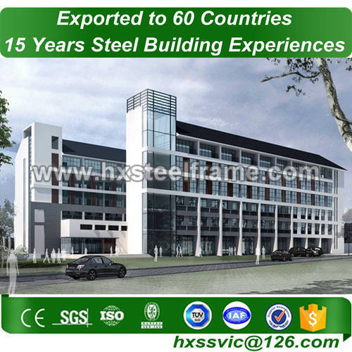 built-up H column and light steel structure with best design reputably created