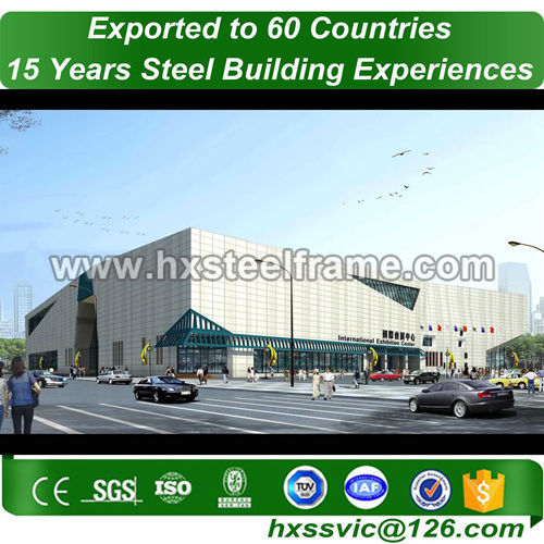 connection of steel structure formed custom steel buildings by ASTM steel