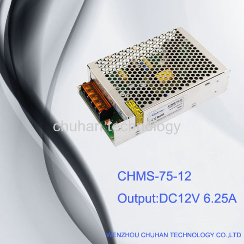 75W 12V single output Switching Power Supply for LED Lighting application