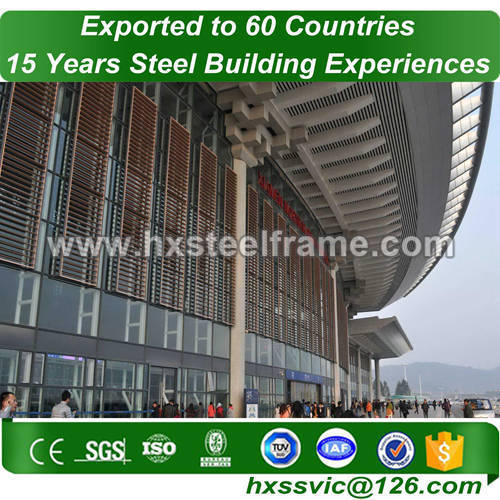 construction of steel structures formed steel shop buildings with good price