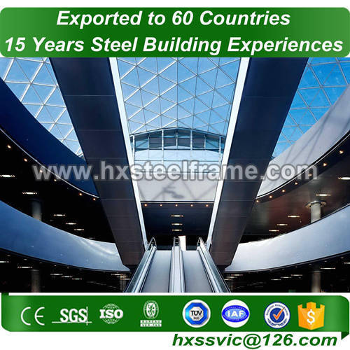 construction steel frame formed steel builings heatproof export to Cyprus