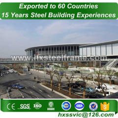 conventional steel structures formed metalbuildings with CE export to Bogota