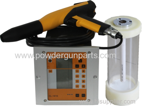 small powder coating gun system