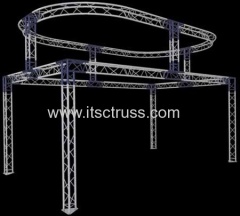 Aluminum Circular Top Banner Trade Show Exhibition Display Truss Rigging