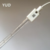 Durable and long lifetime medium wave infrared heating lamp for film stretching