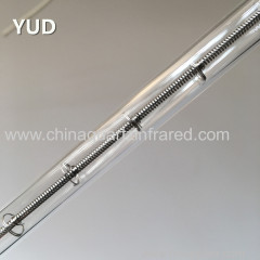 Durable and long lifetime medium wave infrared heating lamp for film stretching