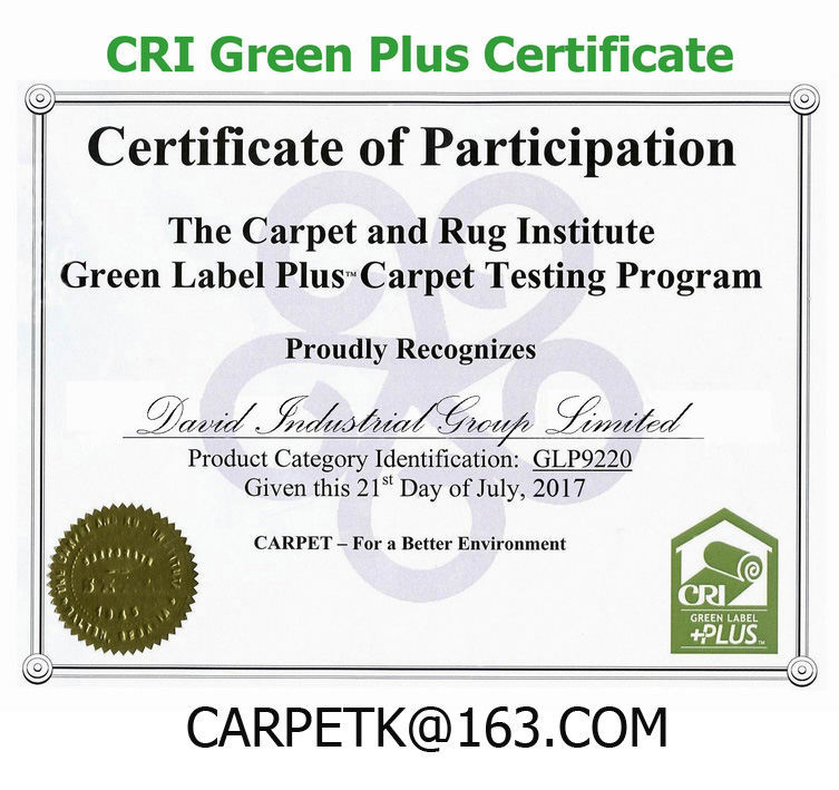 CRI Green Plus Certificate