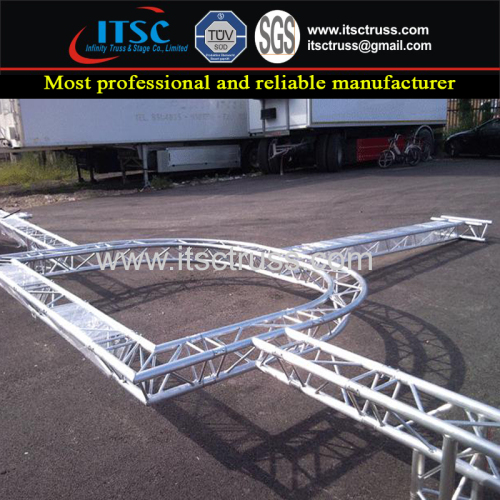 Semi Circle Truss Rigging Decorative Purpose Truss