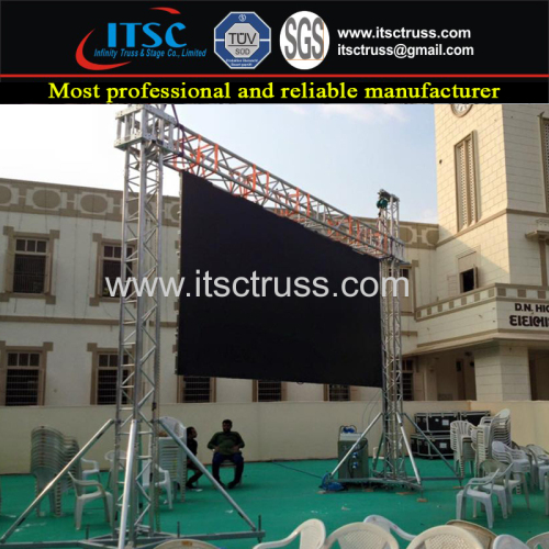 Multipurpose & Advertising LED Screen Outdoor Truss Rigging System for Heavy Duty LED Screen Support