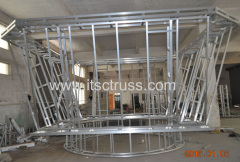 Multipurpose Truss Rigging for LED Screen Polygon- Shaped Support