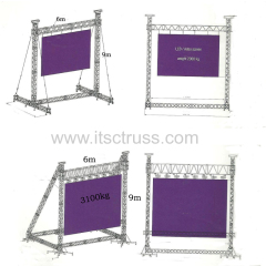 Multipurpose & Advertising Truss Rigging for Night Club Pyramid Roof