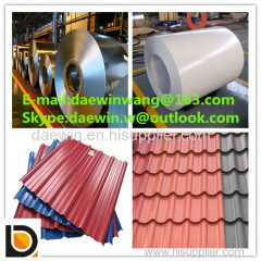 China Coal color Prepainted GI steel coil / PPGI / PPGL/ color coated steel sheet
