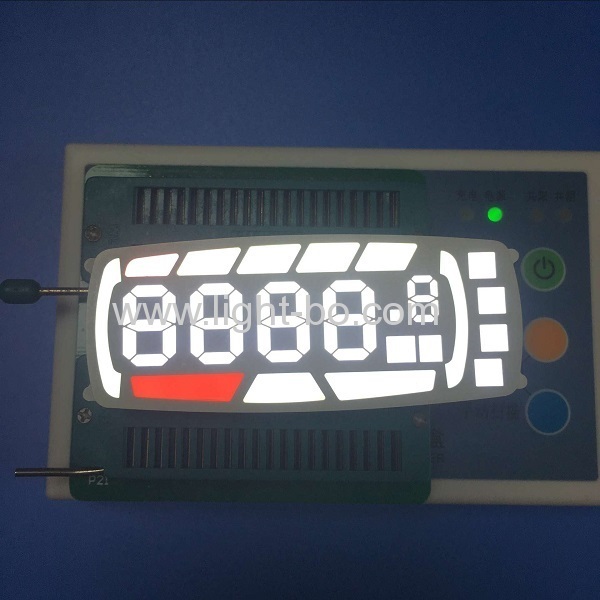 module d'affichage LED multicolore personnalisé à 7 segments pour instrumentation automobile