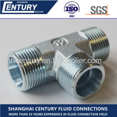 DIN Standard T Type Tee Union Hydraulic Tube Fitting Adaptor Connector