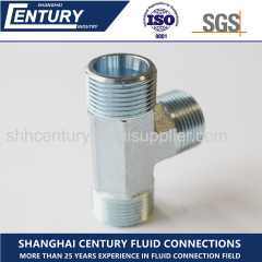 DIN Standard T Type Tee Union Hydraulic Tube Fitting Adaptor Connector