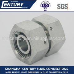 Double Swivel Nut Hydraulic Fitting H Type 3C/3D Straight Swivel Female Thread Nut Hydraulic Tube Fittings