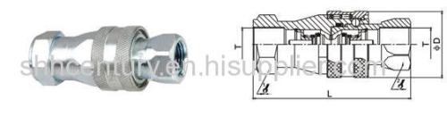 1/2 Socket HYD Quick Couplers Quick Release Fittings