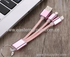 Wholesale 3 in 1 USB Charger Cable for iPhone & Samsung