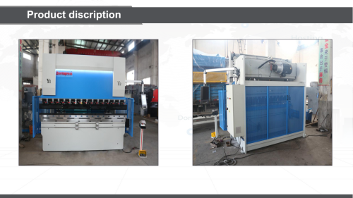 WC67K hydraulic press brake cnc flat bar bending machine