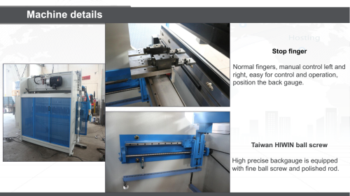 WC67K hydraulic press brake cnc flat bar bending machine