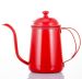 Fine mouth stainless steel teapot