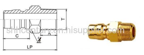 Nitto TSP Japanese Type Hydraulic Quick Coupling Non-Valve Straight Through