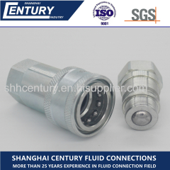 ISO5675 Carbon Steel Ball Valve Type Hydraulic Quick Release Coupler BSP G1/2