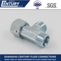 Swivel Nut Run Tee Hydraulic Adapter Tube Connector Hydraulic Fitting