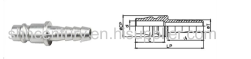 CEJN 320 Series Pneumatic Air Quick Connect Coupling BSP1/2'' Rectus 25 type