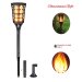 Waterproof Flame Lighting Lamps 96LED Outdoor Flickering Torches Lantern Light Sensor Solar light