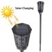 Waterproof Flame Lighting Lamps 96LED Outdoor Flickering Torches Lantern Light Sensor Solar light