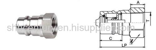316SS Stainless Steel Hydraulic Quick Coupler ISO7241-1A Quick Connect Disconnect