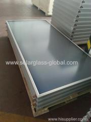 Solar water thermal collector use 3.2mm double AR coating solar glass