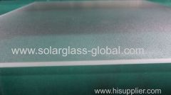 Solar glass for solar water heater collector